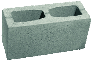 (cement block)