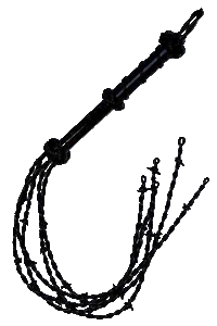 (seven-stranded whip)