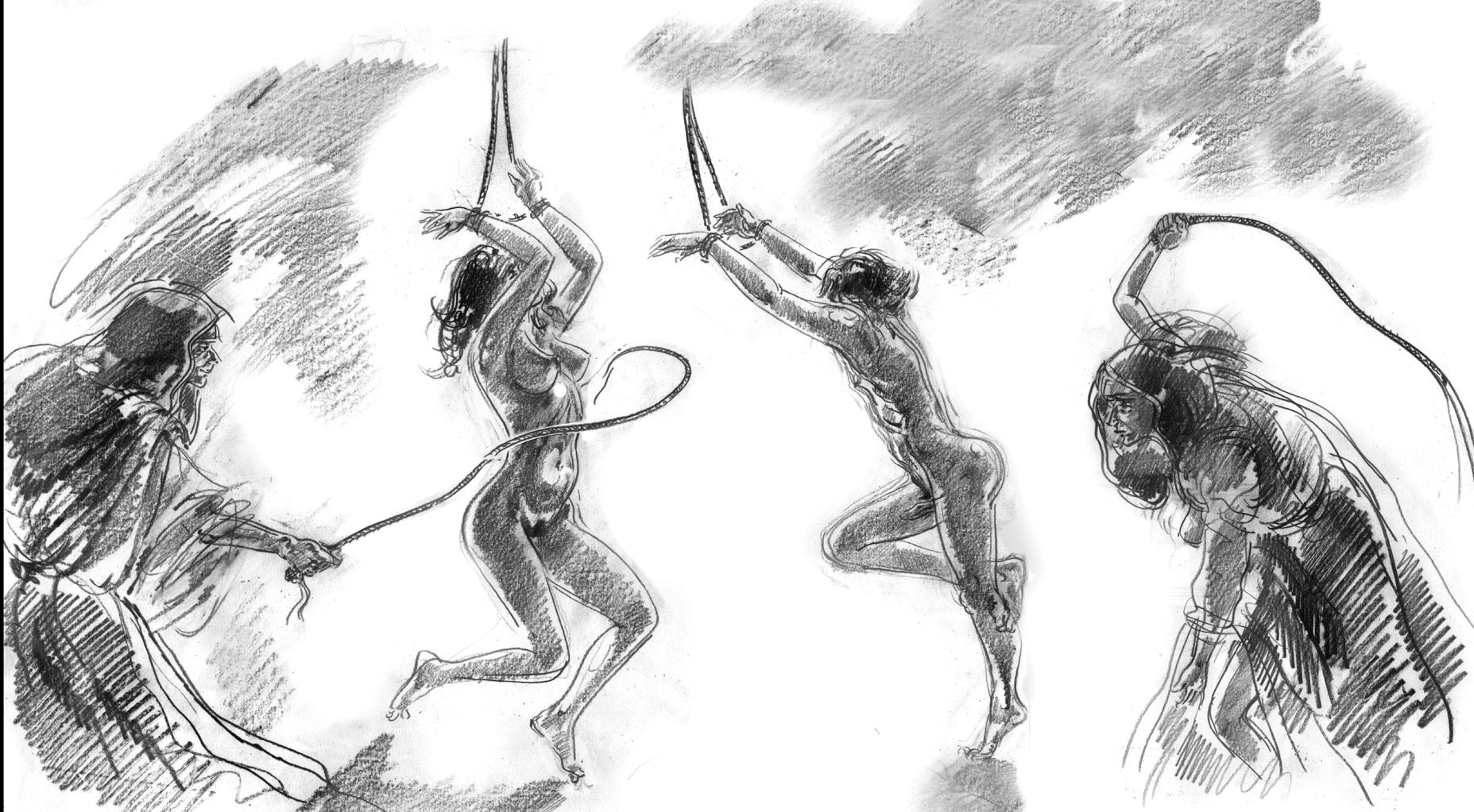 two naked and whipped